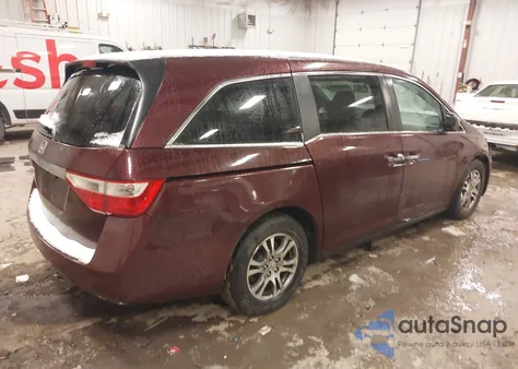 2013 Honda Odyssey Ex-L z USA, uszkodzony, nr VIN 5FNRL5H61DB061093